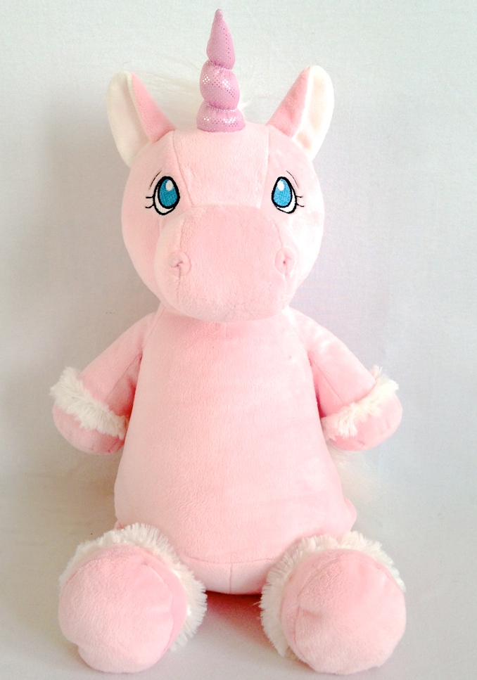 personalised unicorn teddy