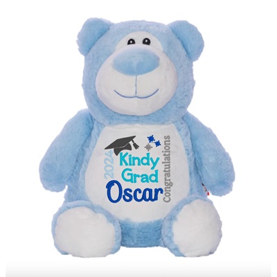 graduation teddy blue kindy